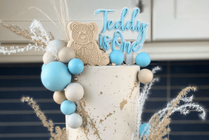 Double Layer Custom Wording Cake Topper - Bespoke design