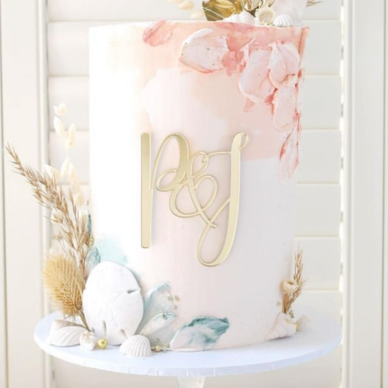 Acrylic cake charm
