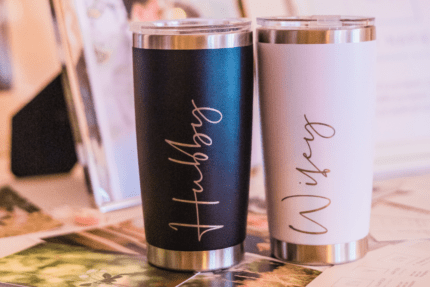 Personalised travel mug