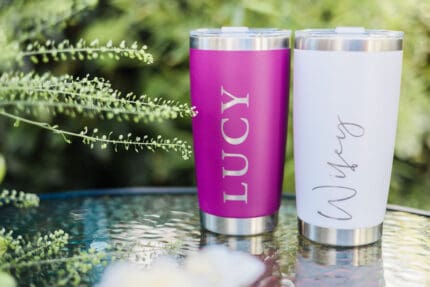 Personalised travel mug