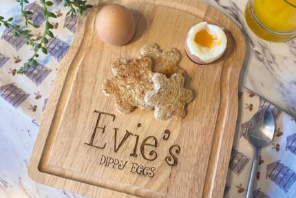 Dippy egg breakfast plate